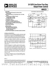 AD8323 datasheet pdf Analog Devices