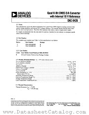 DAC8426 datasheet pdf Analog Devices