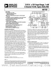 AD7707 datasheet pdf Analog Devices