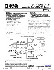 AD9775 datasheet pdf Analog Devices