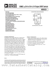 ADG633 datasheet pdf Analog Devices