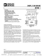 AD7482 datasheet pdf Analog Devices