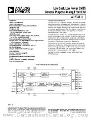 AD73311L datasheet pdf Analog Devices