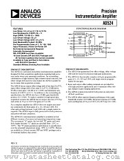 AD524 datasheet pdf Analog Devices