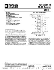 AD9012 datasheet pdf Analog Devices