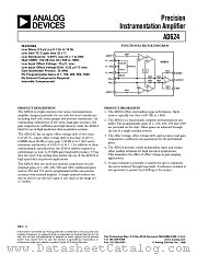 AD624 datasheet pdf Analog Devices