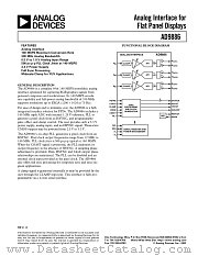 AD9886 datasheet pdf Analog Devices