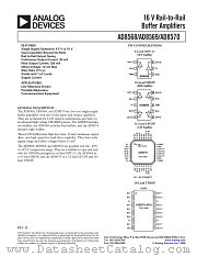 AD8570 datasheet pdf Analog Devices