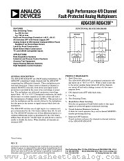 ADG438F datasheet pdf Analog Devices