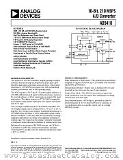 AD9410 datasheet pdf Analog Devices