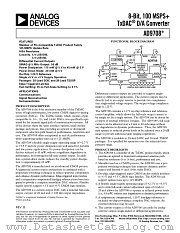 AD9708 datasheet pdf Analog Devices