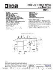ADN2847 datasheet pdf Analog Devices