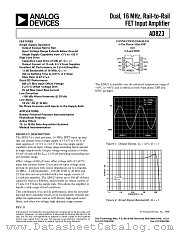 AD823 datasheet pdf Analog Devices