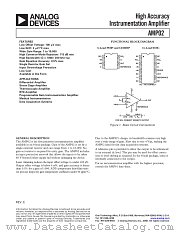AMP02 datasheet pdf Analog Devices