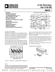 AD8522 datasheet pdf Analog Devices