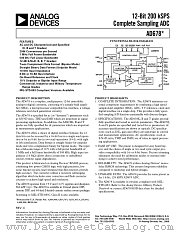 AD678 datasheet pdf Analog Devices