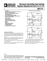 ADP1110 datasheet pdf Analog Devices