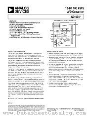 AD1674KR datasheet pdf Analog Devices