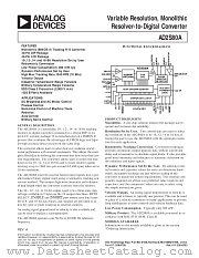 AD2S80ASE datasheet pdf Analog Devices