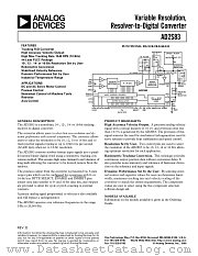 AD2S83IP datasheet pdf Analog Devices