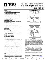 AD5172EVAL1 datasheet pdf Analog Devices