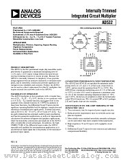 AD532KD datasheet pdf Analog Devices
