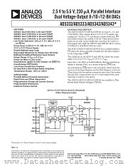 AD5342BRU datasheet pdf Analog Devices