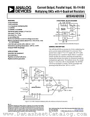 AD5546BRU datasheet pdf Analog Devices