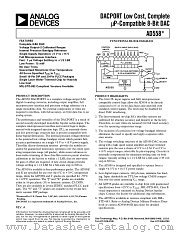 AD558JP datasheet pdf Analog Devices