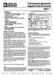 AD572 datasheet pdf Analog Devices