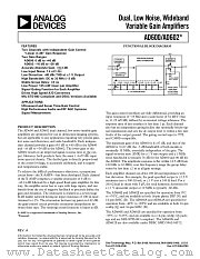AD602A datasheet pdf Analog Devices