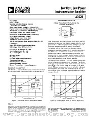 AD620AN datasheet pdf Analog Devices