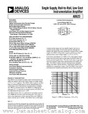AD623ARM-REEL7 datasheet pdf Analog Devices