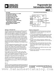AD625J datasheet pdf Analog Devices