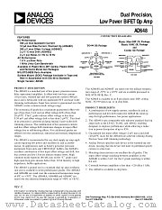 AD648JR-REEL datasheet pdf Analog Devices