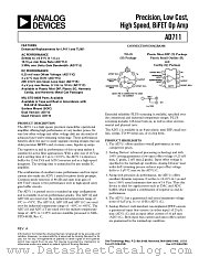 AD711KN datasheet pdf Analog Devices