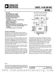 AD7484 datasheet pdf Analog Devices