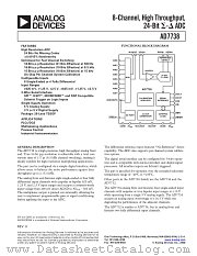 AD7738BRU datasheet pdf Analog Devices
