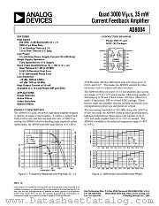 AD8004AN datasheet pdf Analog Devices