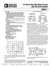 AD8018AR datasheet pdf Analog Devices