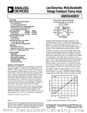 AD8037AR datasheet pdf Analog Devices