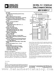 AD8111-EB datasheet pdf Analog Devices