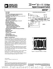 AD8150-EVAL datasheet pdf Analog Devices
