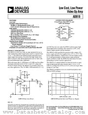 AD818AR-REEL datasheet pdf Analog Devices