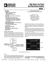 AD826AR-REEL datasheet pdf Analog Devices