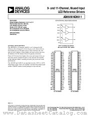 AD8509ARU datasheet pdf Analog Devices