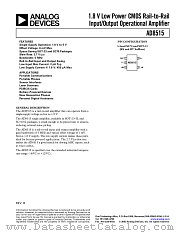 AD8515ART datasheet pdf Analog Devices
