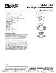 AD8527ARM-REEL datasheet pdf Analog Devices