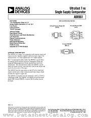 AD8561ARU datasheet pdf Analog Devices