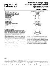 AD8601ART datasheet pdf Analog Devices